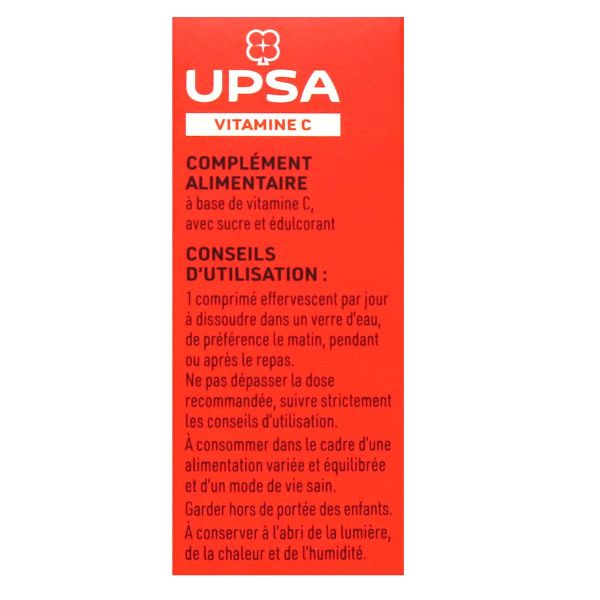 Vitamine C 1000mg fatigue passagère 20 comprimés effervescents