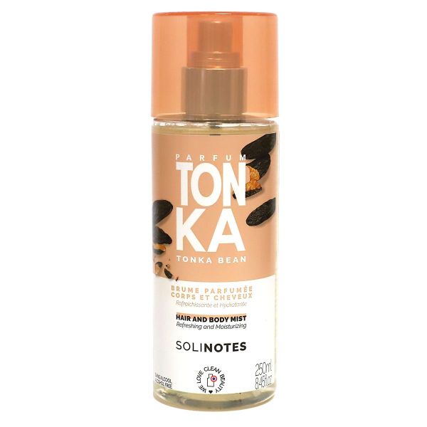 Tonka brume parfumée corps cheveux rafraichissante hydratante 250ml