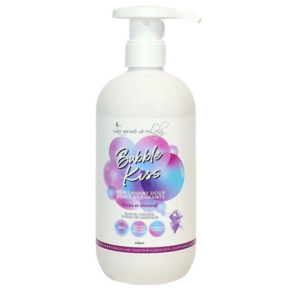 Bubble Kiss soin lavant doux bébé et enfant 400ml