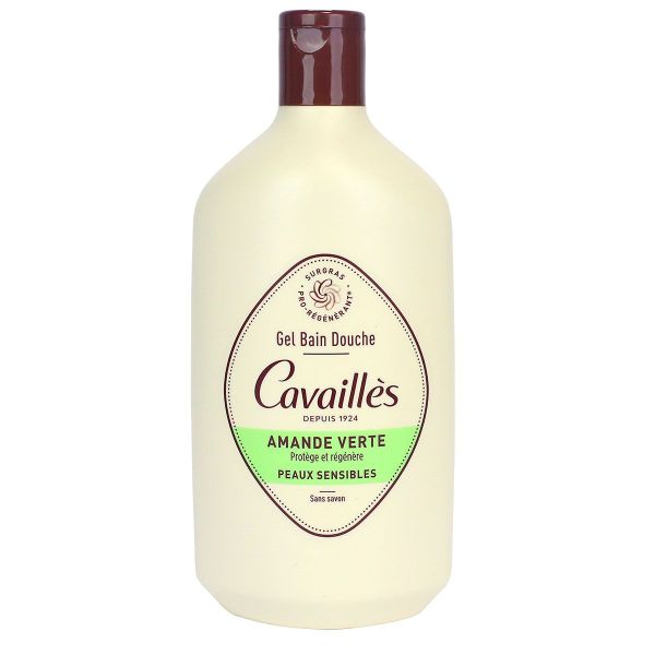 Gel bain douche peaux sensibles amande verte 400ml