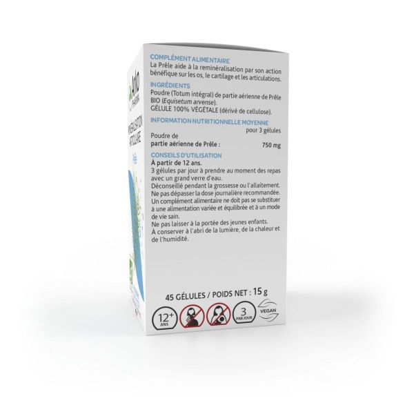 Arkogélules prêle bio reminéralisation 45 gélules
