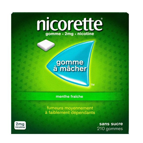 2mg menthe fraîche - 210 gommes