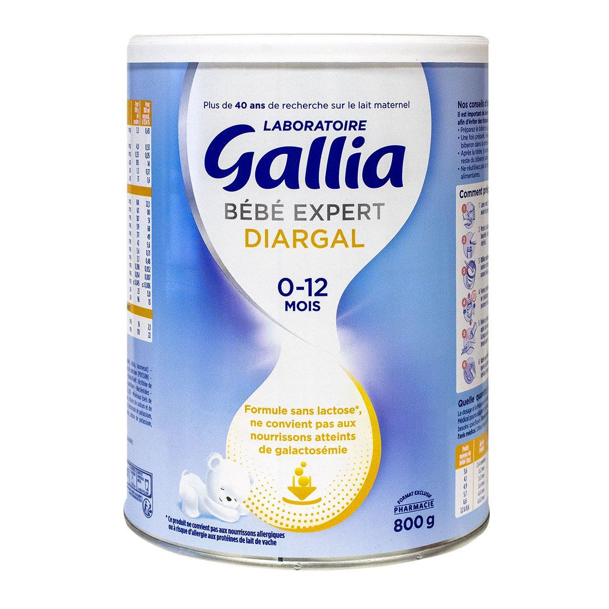 Expert Diargal Lait Infantile Des Bebes De 0 A 12 Mois 800g Expert Diargal Lait Infantile Des Bebes De 0 A 12 Mois 800g