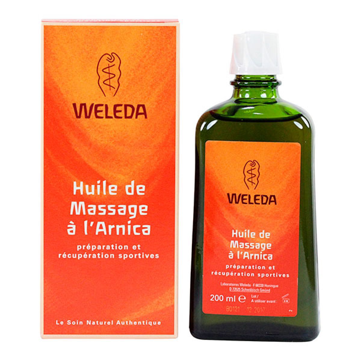 l'huile de massage à l'arnica weleda est utilisée en préparation et  récupération sportives