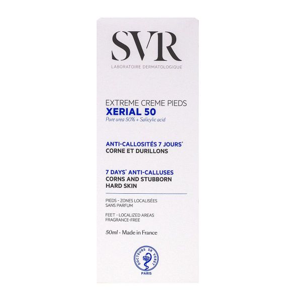 Xérial 50 extrême crème pieds 50ml