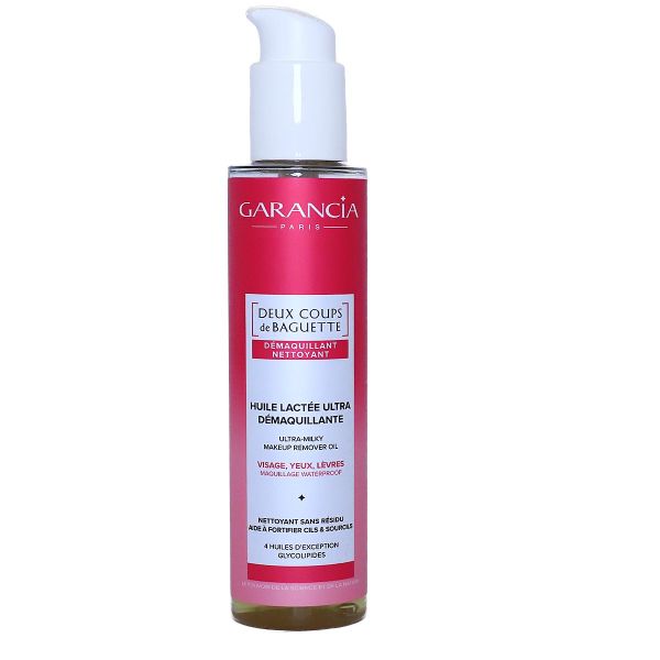 En 2 coups de baguette huile lactée ultra démaquillante 150ml