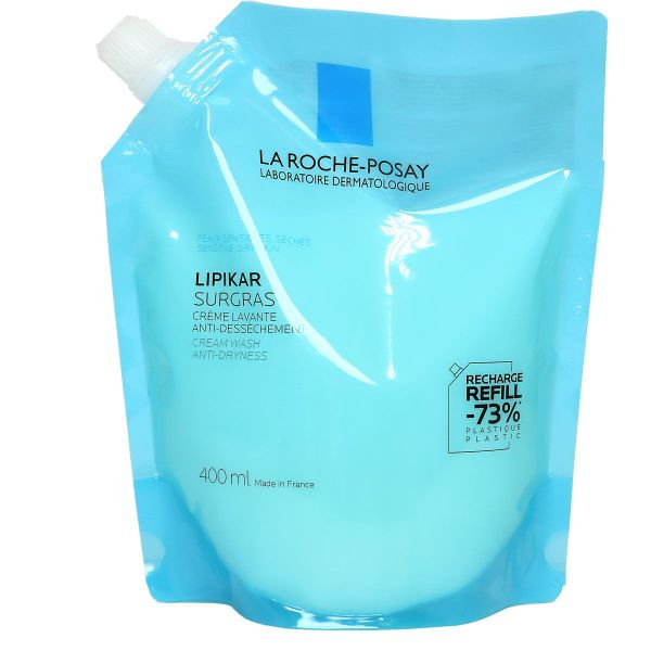 Eco-recharge Lipikar surgras creme lavante anti-dessechement 400ml