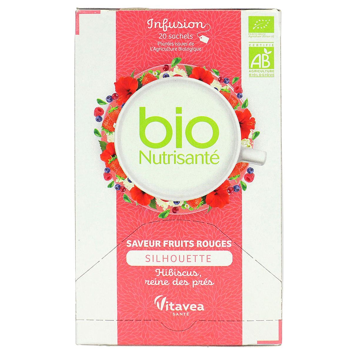 La tisane Nutrisante Bio Silhouette saveur fruits rouges