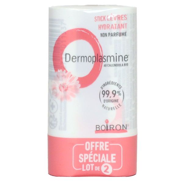 Dermoplasmine stick lèvres calendula 2x4g