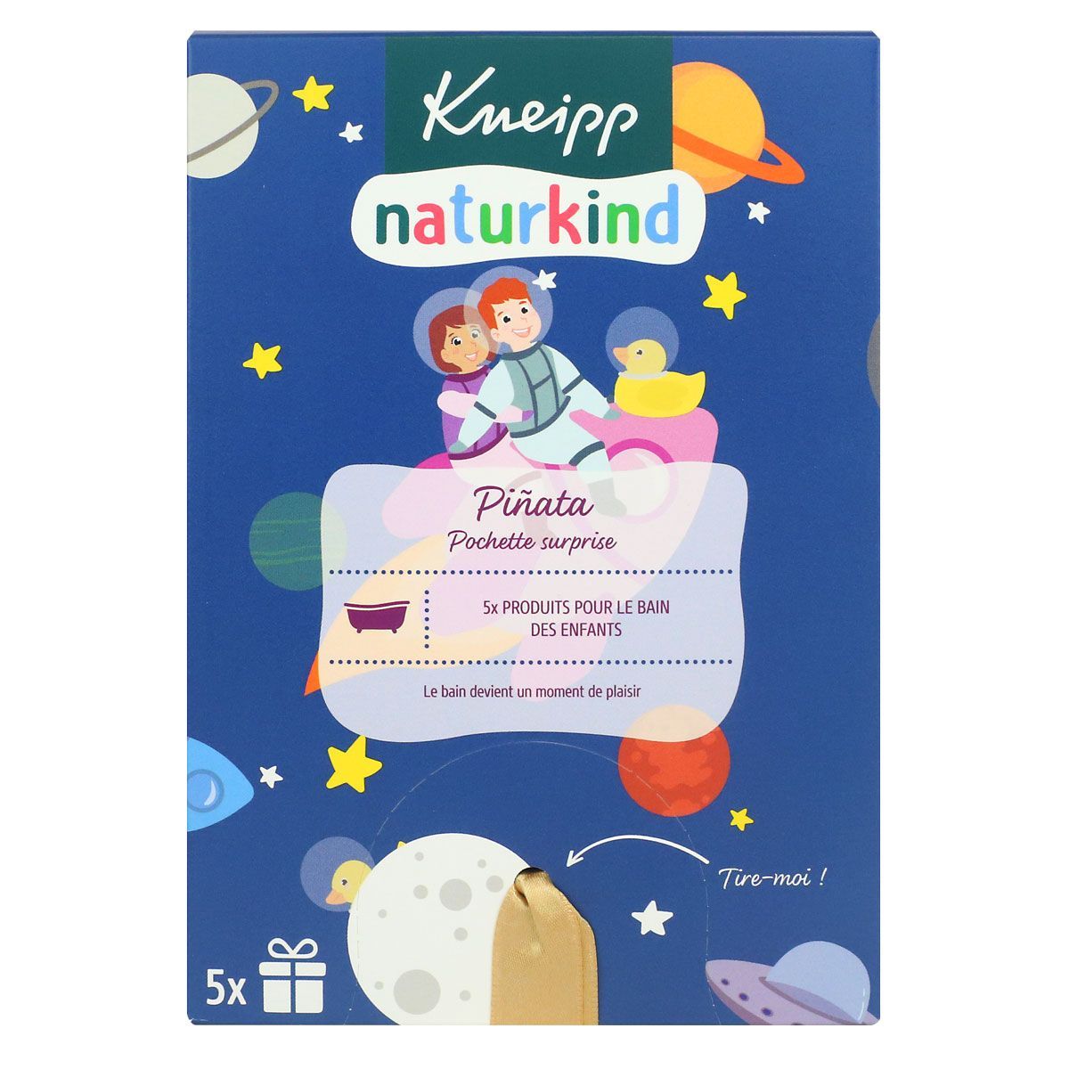 Coffret pour enfant de la marque Kneipp composé d'une mousse pour le bain.