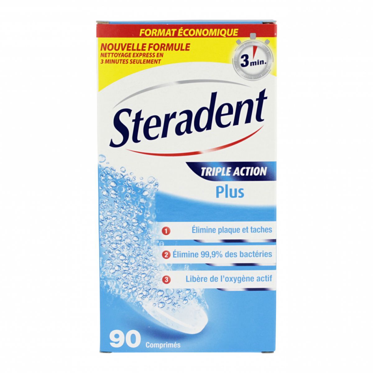 stéradent triple action plus garantit une hygiène optimale de votre ...