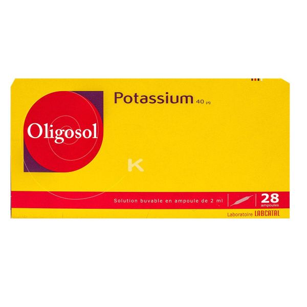 Oligosol potassium 28 ampoules