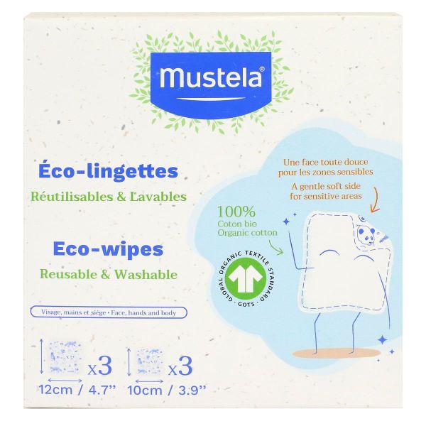 Eco-lingettes recharge 6 lingettes