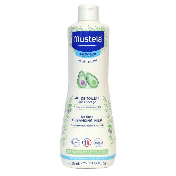 Lait de toilette sans rinçage avocat bio 750ml
