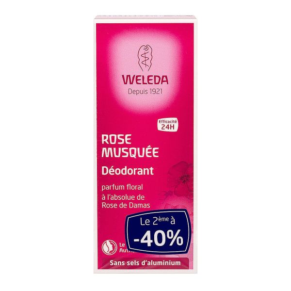 Déodorant à la rose 2x100ml