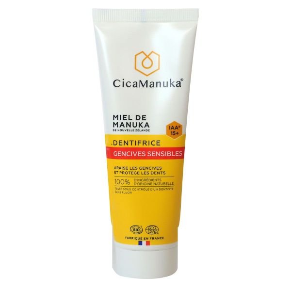 Miel de manuka dentifrice gencives sensibles IAA15+ 75ml