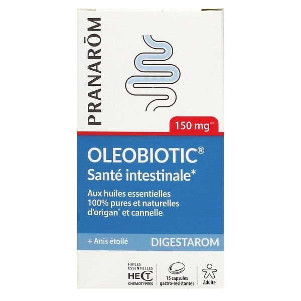 Digestarom Oleobiotic sante intestinale 15 capsules