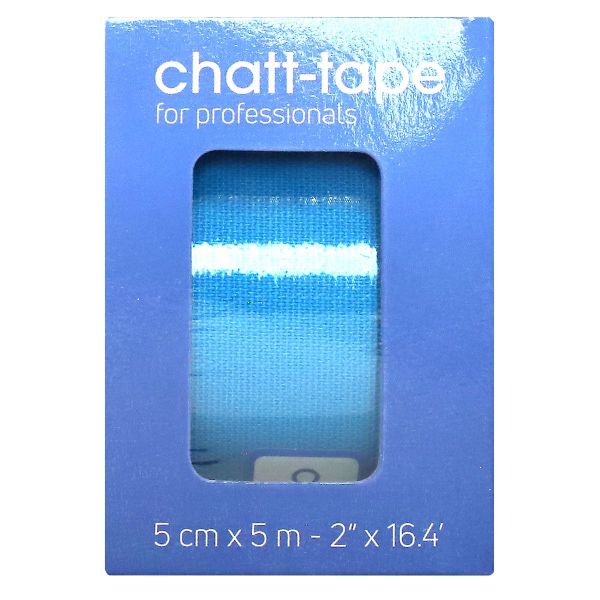 Chatt-tape 12 rouleaux 5mx5cm bleu