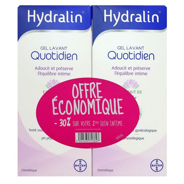 Quotidien gel lavant 2x400ml