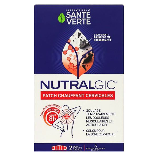 Nutralgic 2 patchs chauffants cervicales