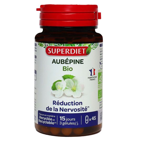 Aubépine bio détente et relaxation 45 gélules