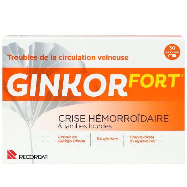 Ginkor fort 30 gélules