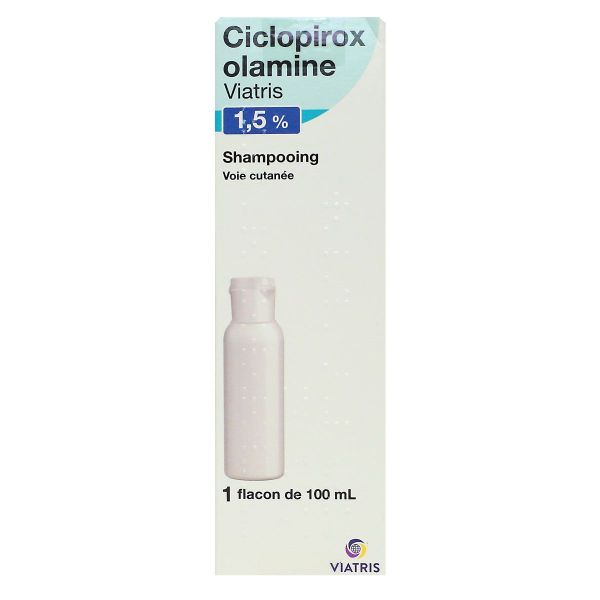 Ciclopirox Olamine 1,5% shampoing 100ml