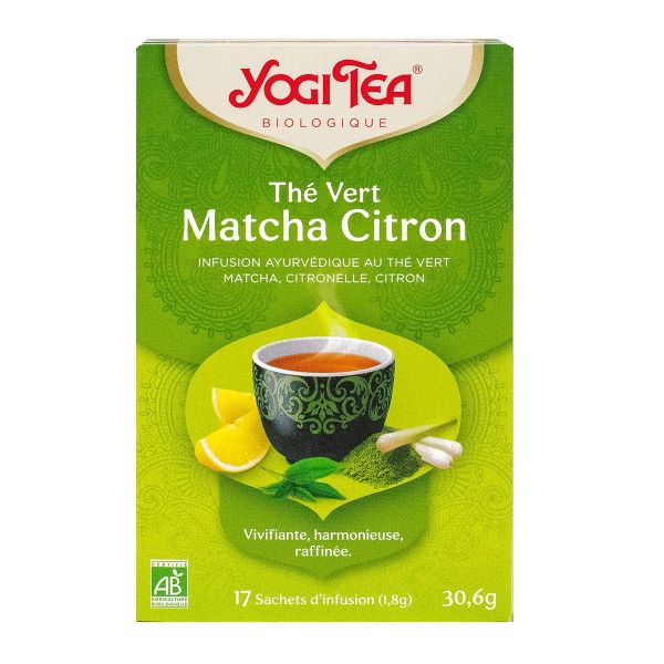 Matcha citron infusion Ayurvédique 17 sachets