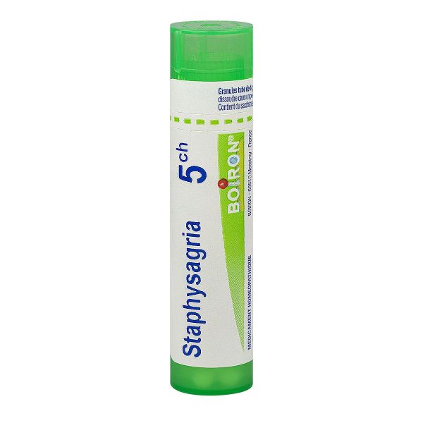 Staphysagria tube granule